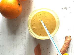 Orangen Kurkuma Smoothie