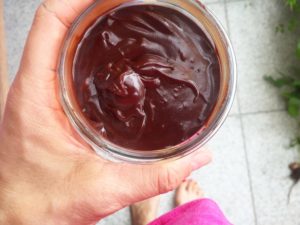 Zuckerfreier veganer Schokoaufstrich