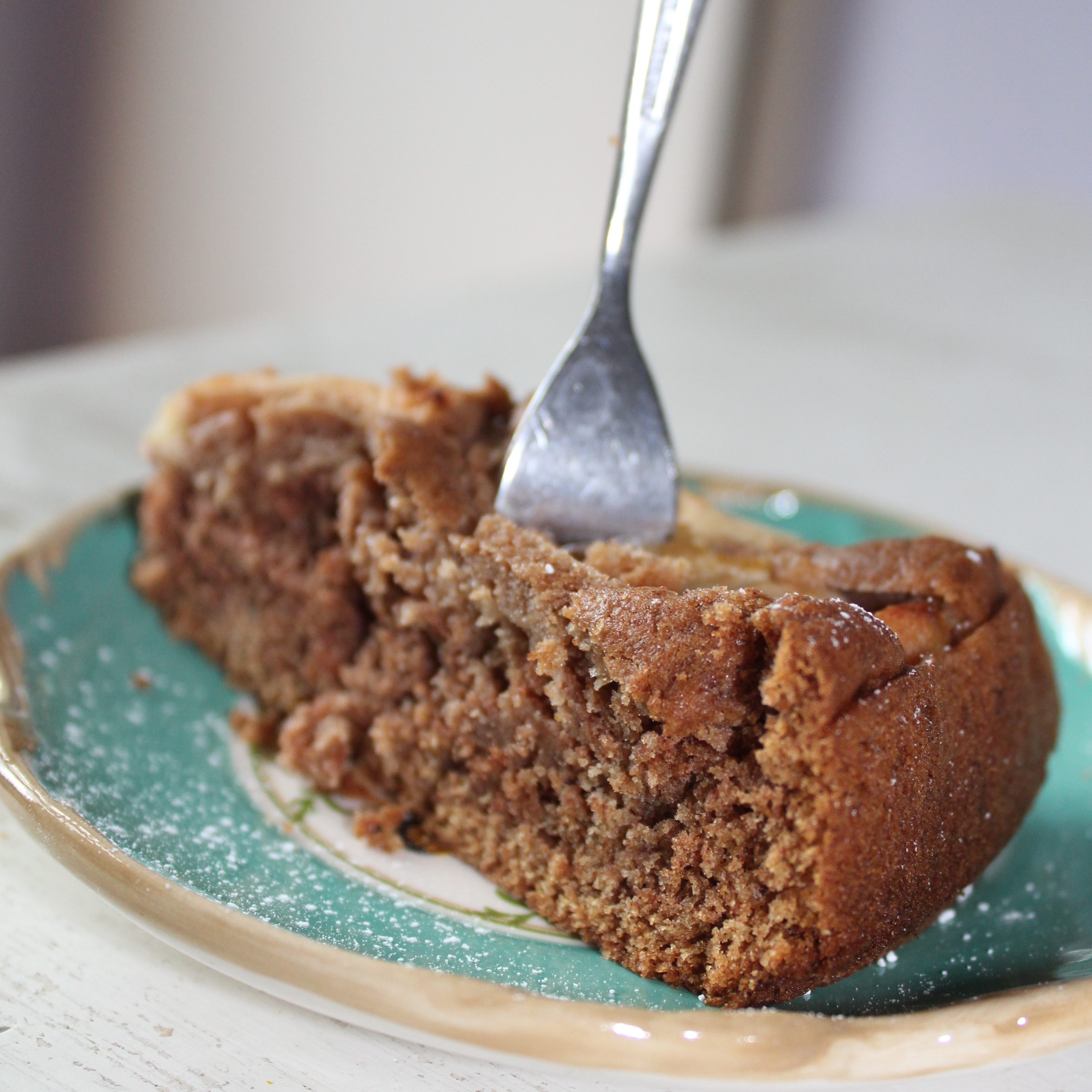 Wunderbarer Apfelkuchen - vegan, vollkornig und ohne weißen Zucker ...
