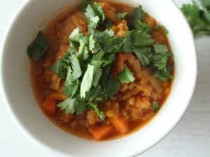 Die beste vegane Linsensuppe
